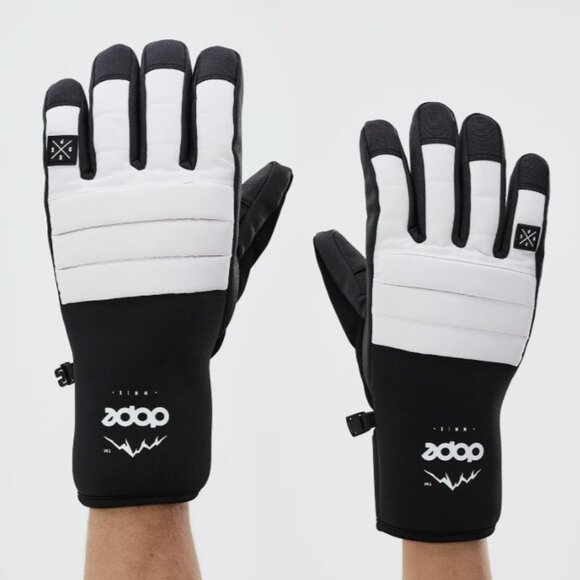 DOPE Ace 22 Ski Gloves White XS - Picture 1 of 4